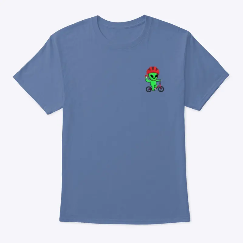 Alien buddy t-shirt (bike edition)