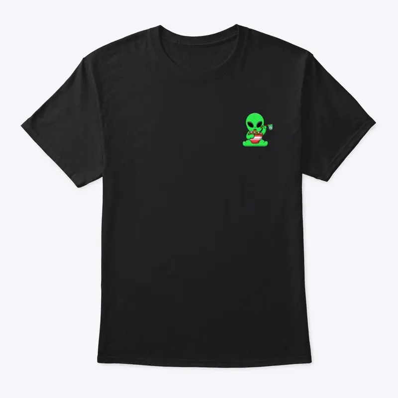 Alien buddy t-shirt (noddle edition)