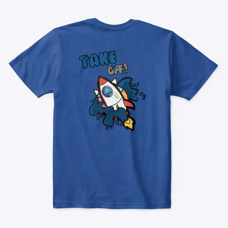 Take off! kids tee